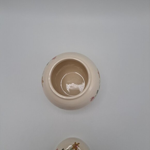 Sadler England Floral Design Ceramic Ginger Jar Lidded Storage Dish - Picture 5 of 16